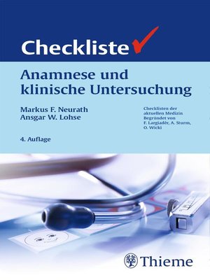 cover image of Checkliste Anamnese und klinische Untersuchung